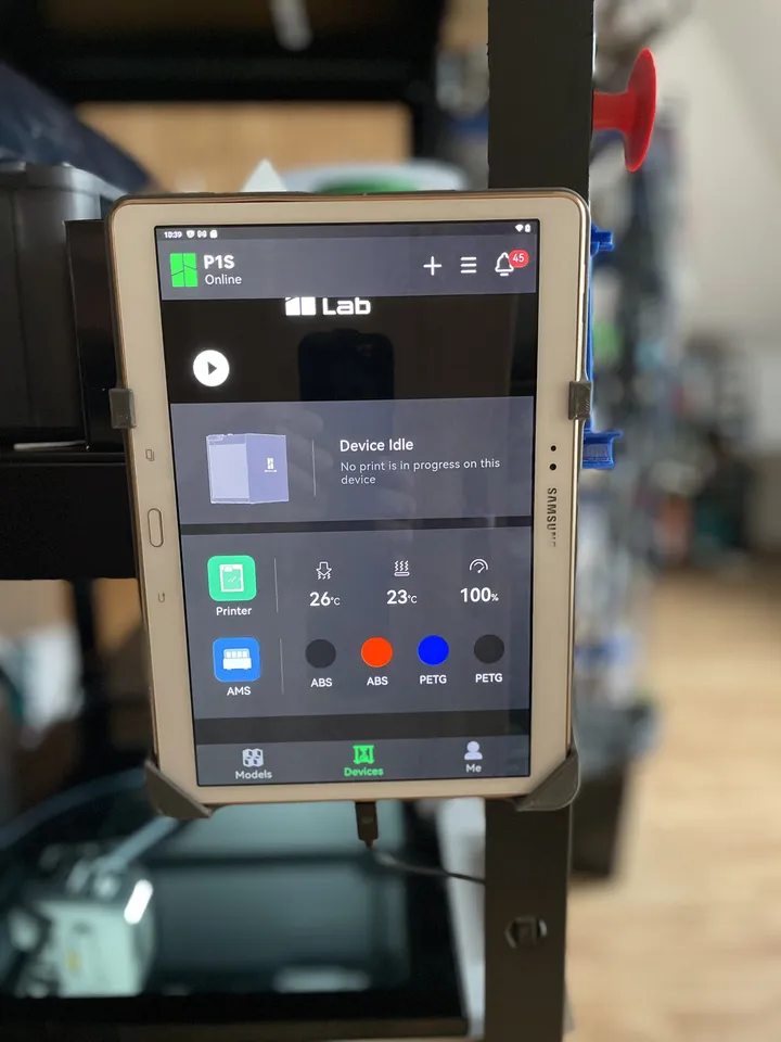 IKEA Bror + Galaxy Tab S mount by Arek