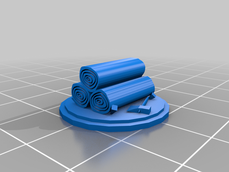 Wood token for board games