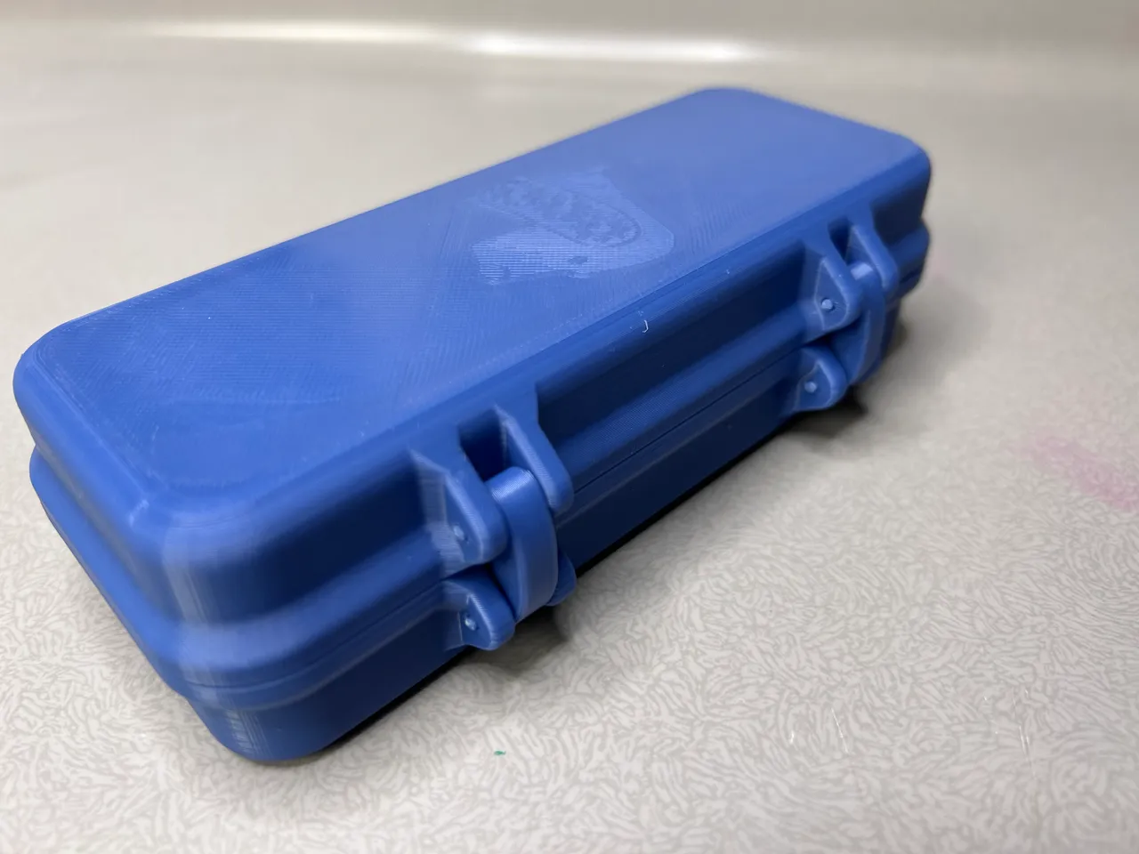高精度3Dプリント　自動車用　スプレー型スタッシュケース　ブルー Creality Tool Case - Standard Ender Tools by BassettDesigns