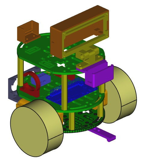 Raspberry Pi 2WD (flexbot) robot — thumbnail 2