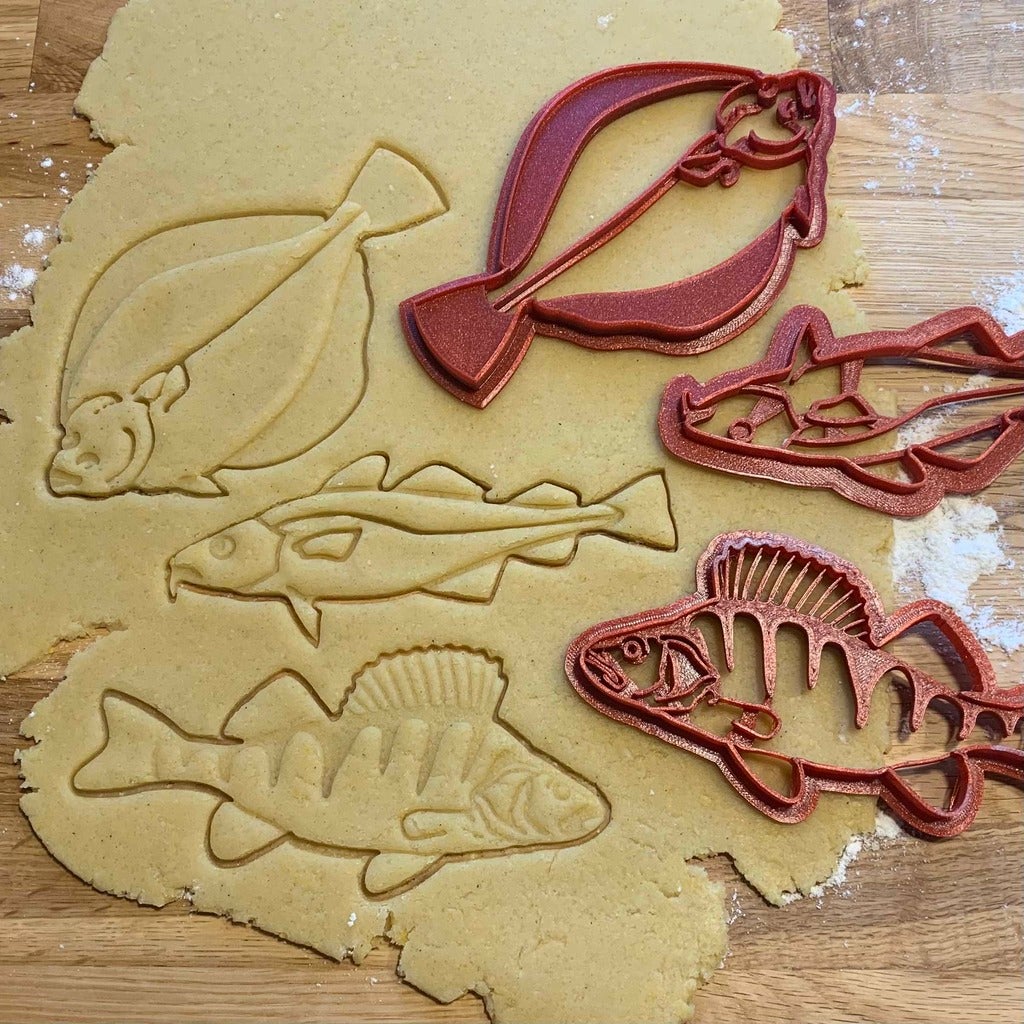Fish cookie cutters (Fiske kageform)