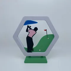 Frame Golf player