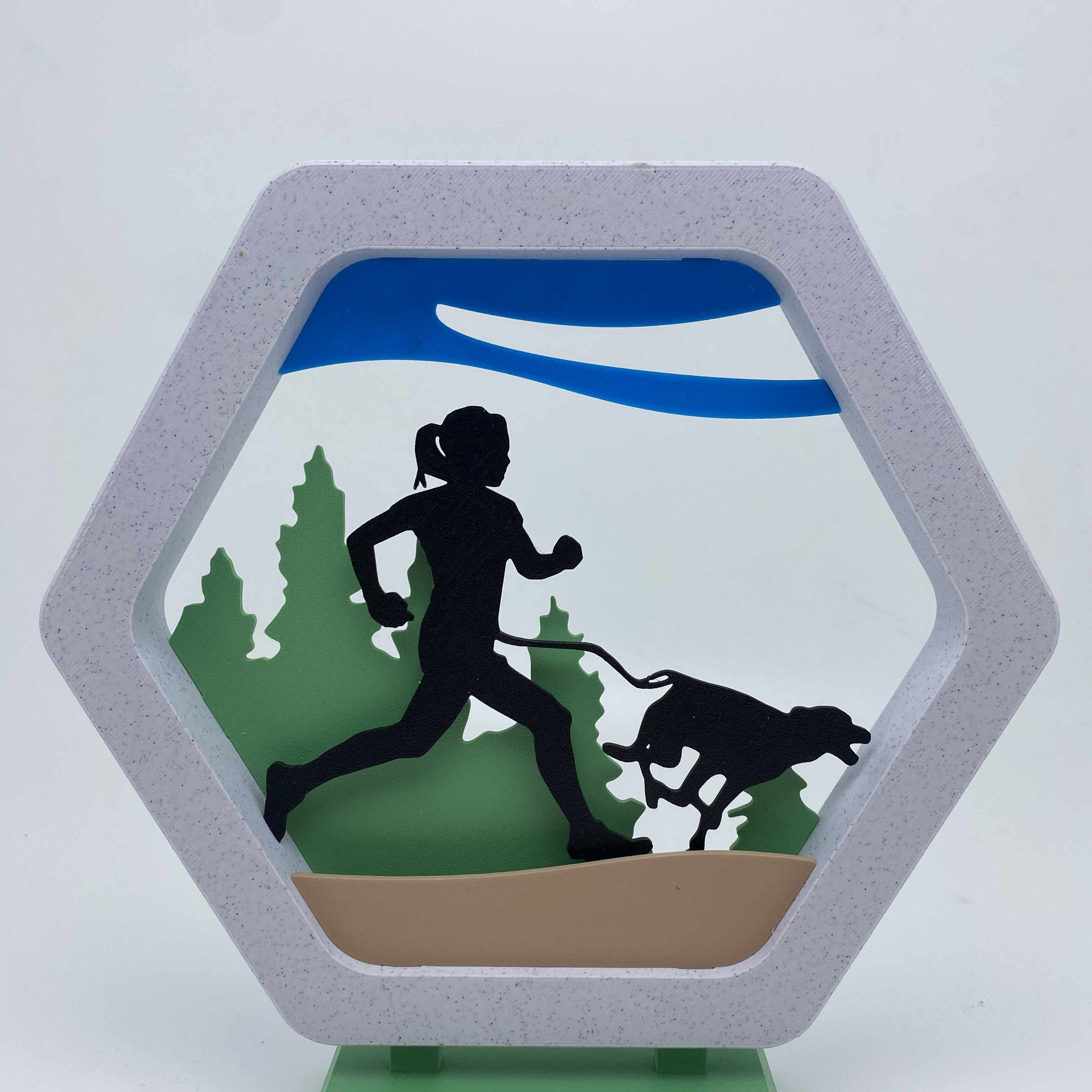 Frame Runner with dog by Xav83 | Download free STL model | Printables.com