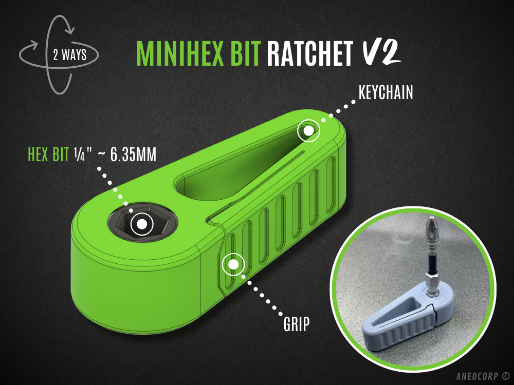 MiniHex Bit Ratchet V2