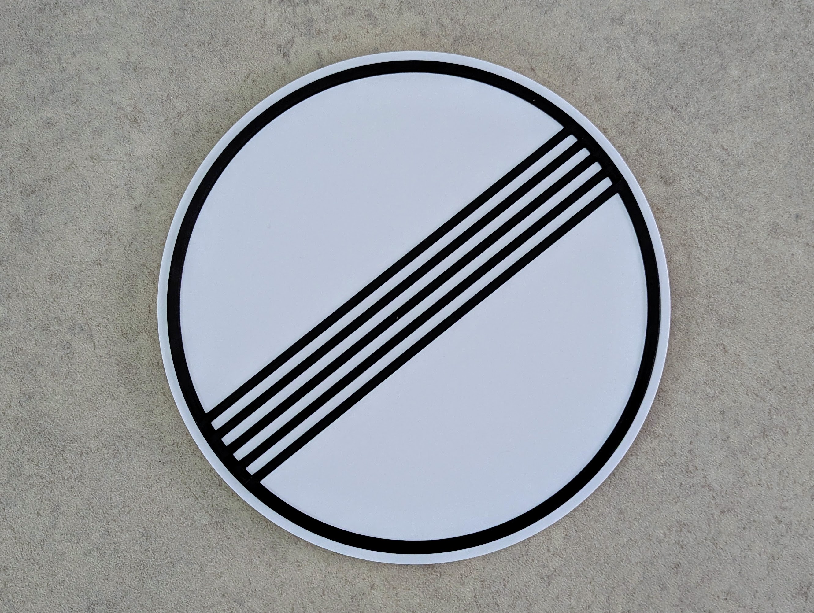 Road Sign #282 - End of all Restrictions