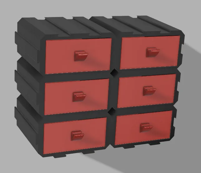 Modular Drawer System (Expandable) by Dengamleninja | Download free STL ...