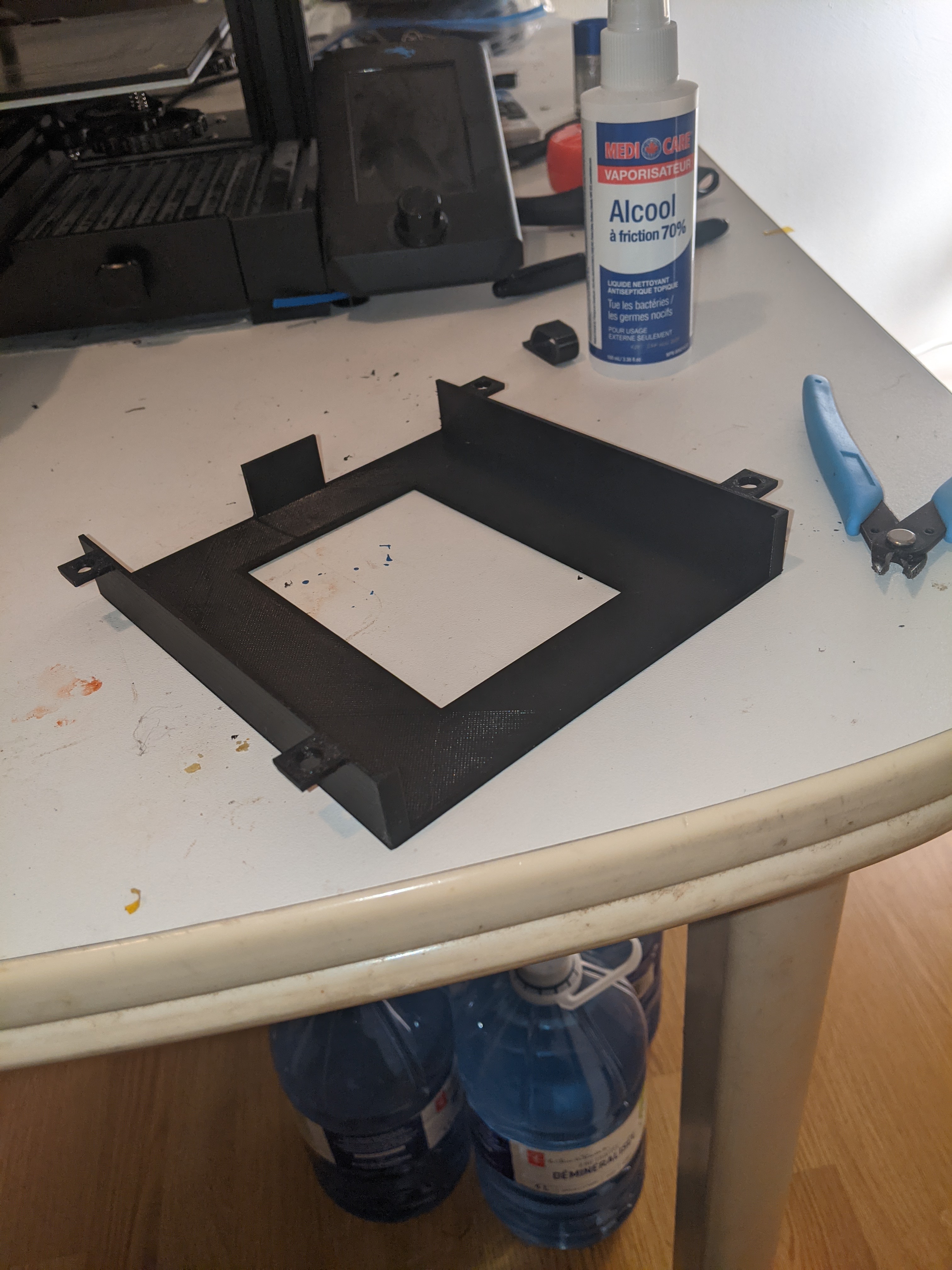 External Blu-Ray drive mount