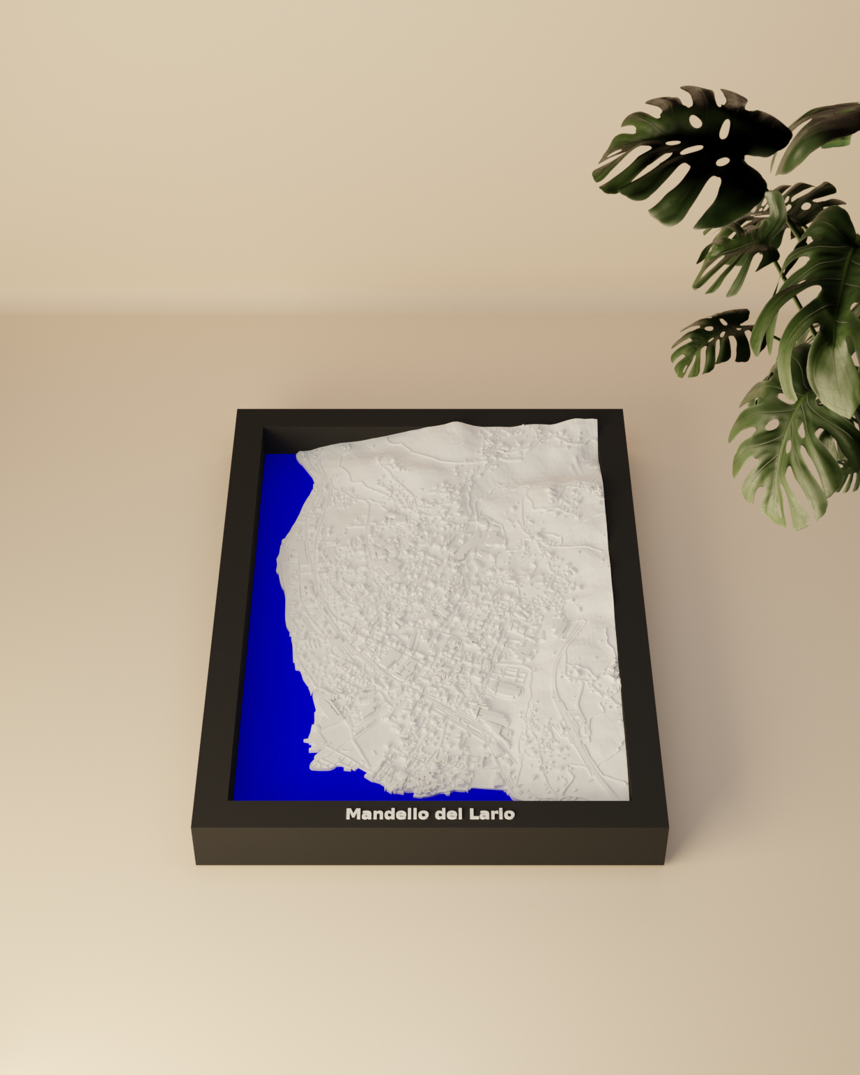 Mandello del Lario, Italy - 3D Miniature
