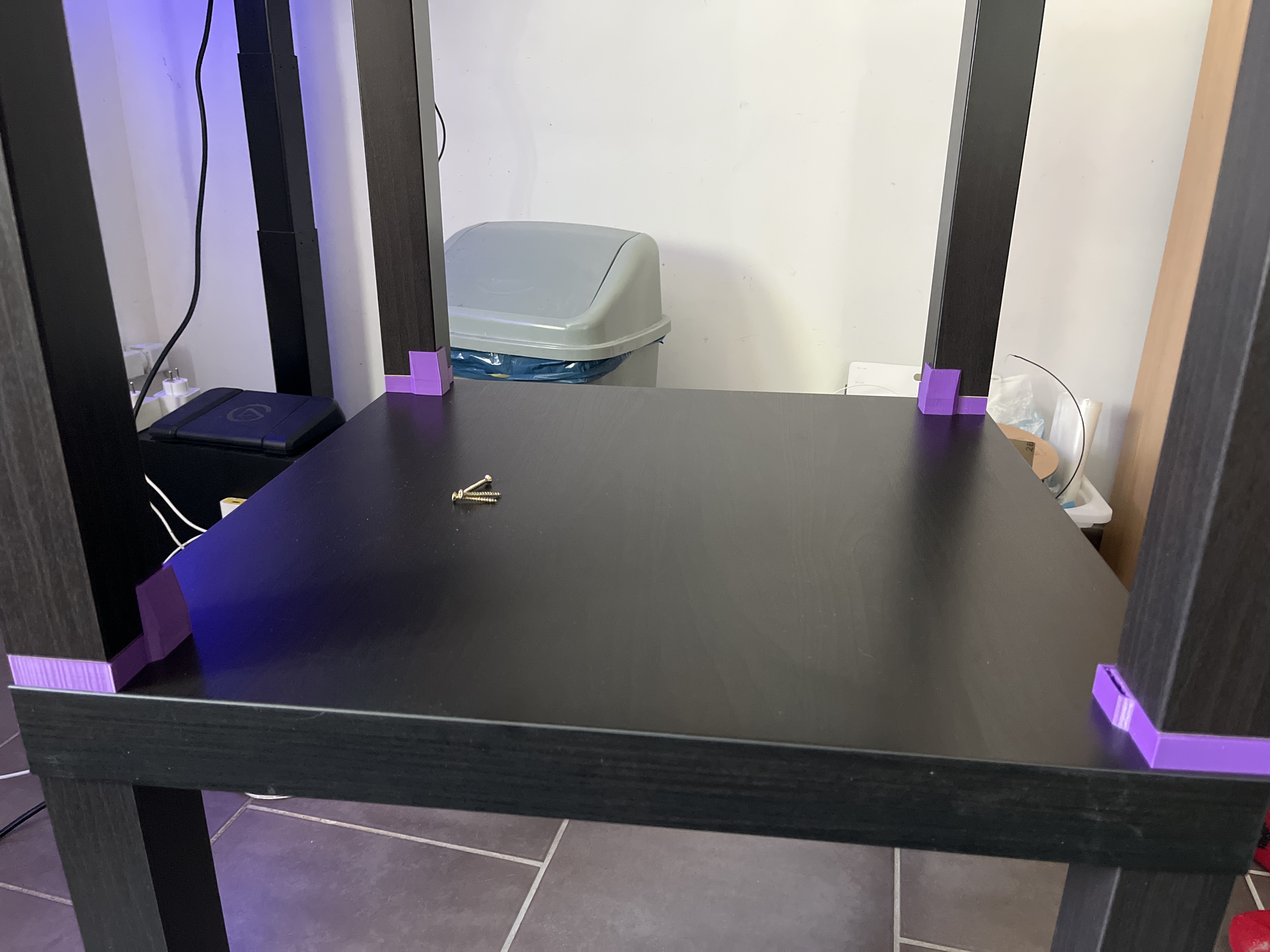 Miniatura 3 do modelo 3D Ikea Lack riser / stacking stuff (15mm height)