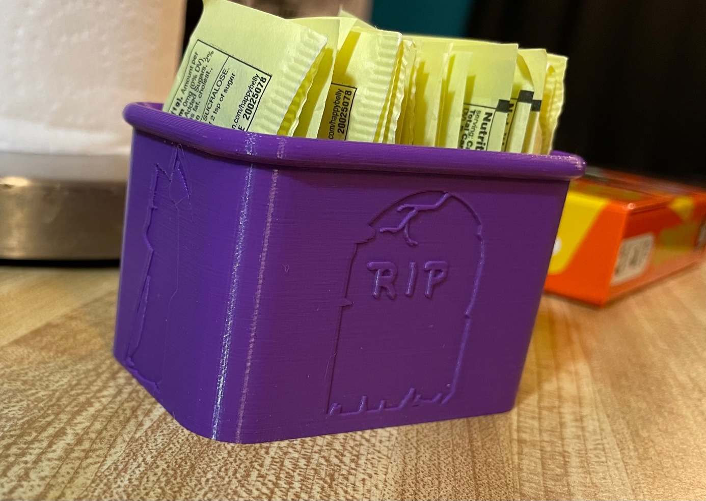 Spooky sugar packet holder by bobby Download free STL model