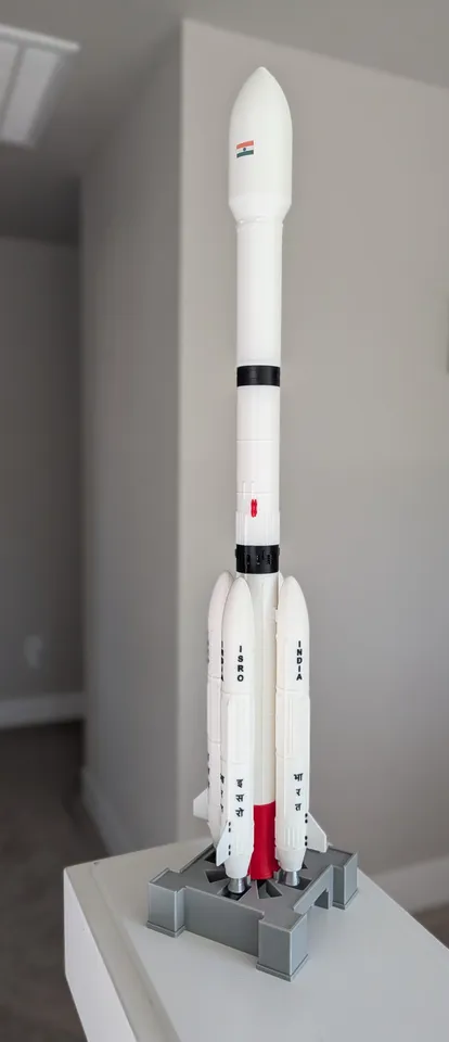 ISRO GSLV Mk II (GSLV-F17) 1:100 Scale Rocket with Magnetic