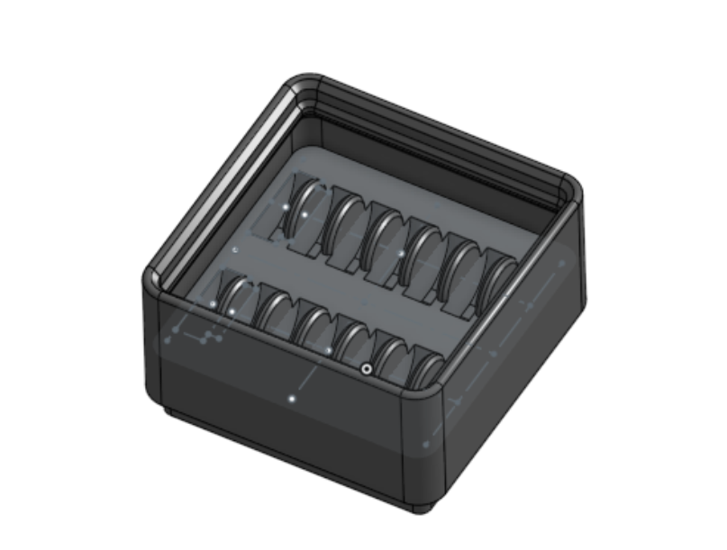 Gridfinity LR 1130 Coin Cell Holder by Oliver Philbrick Download free