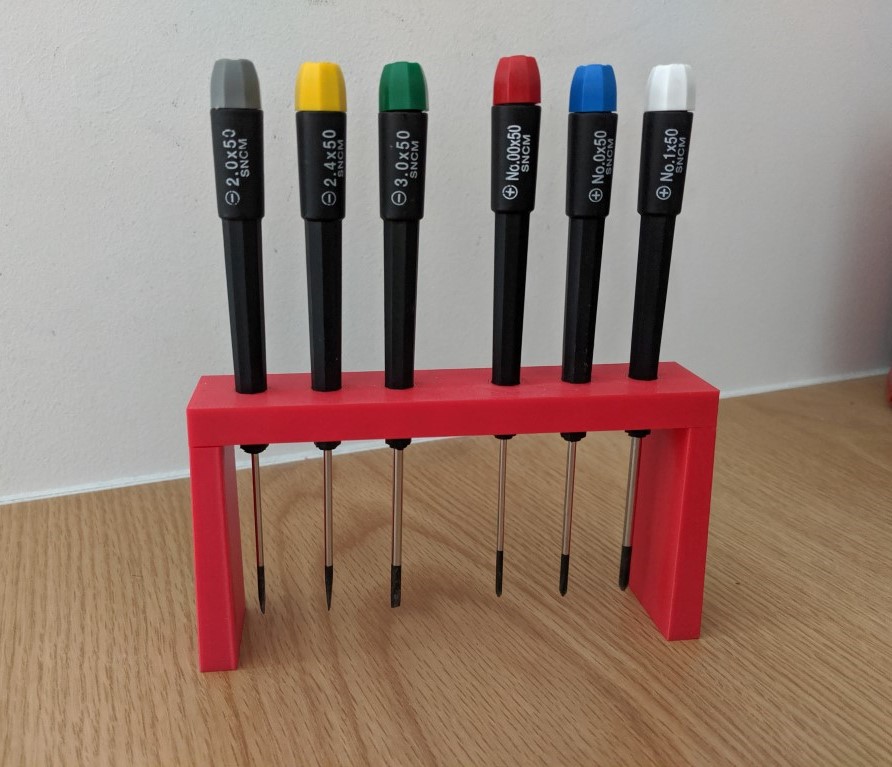 Freestanding Screw Driver Stand with Magnets