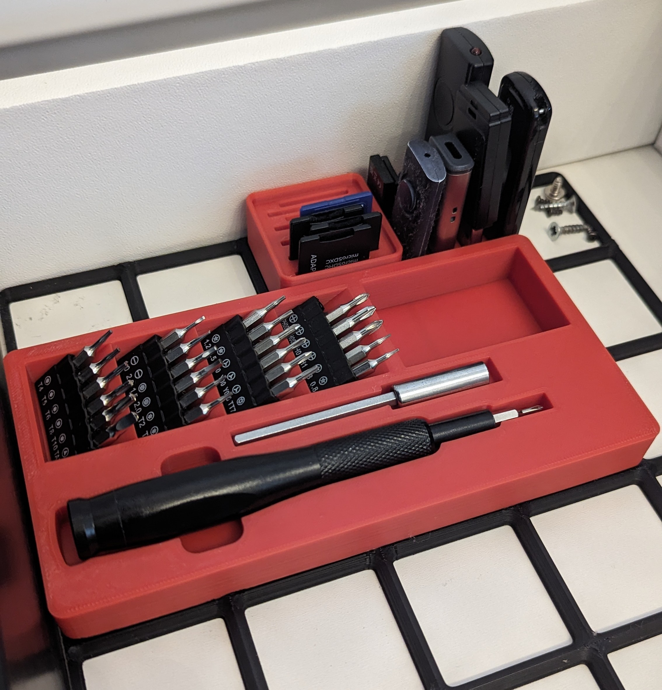 Gridfinity Amazon Basics Precision Screwdriver holder