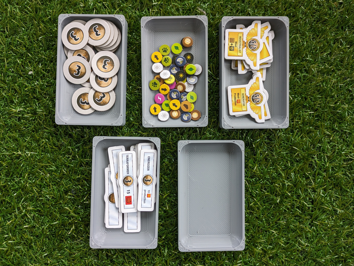 Small Trays for Terraforming Mars: Ares Expedition Insert / Organizer