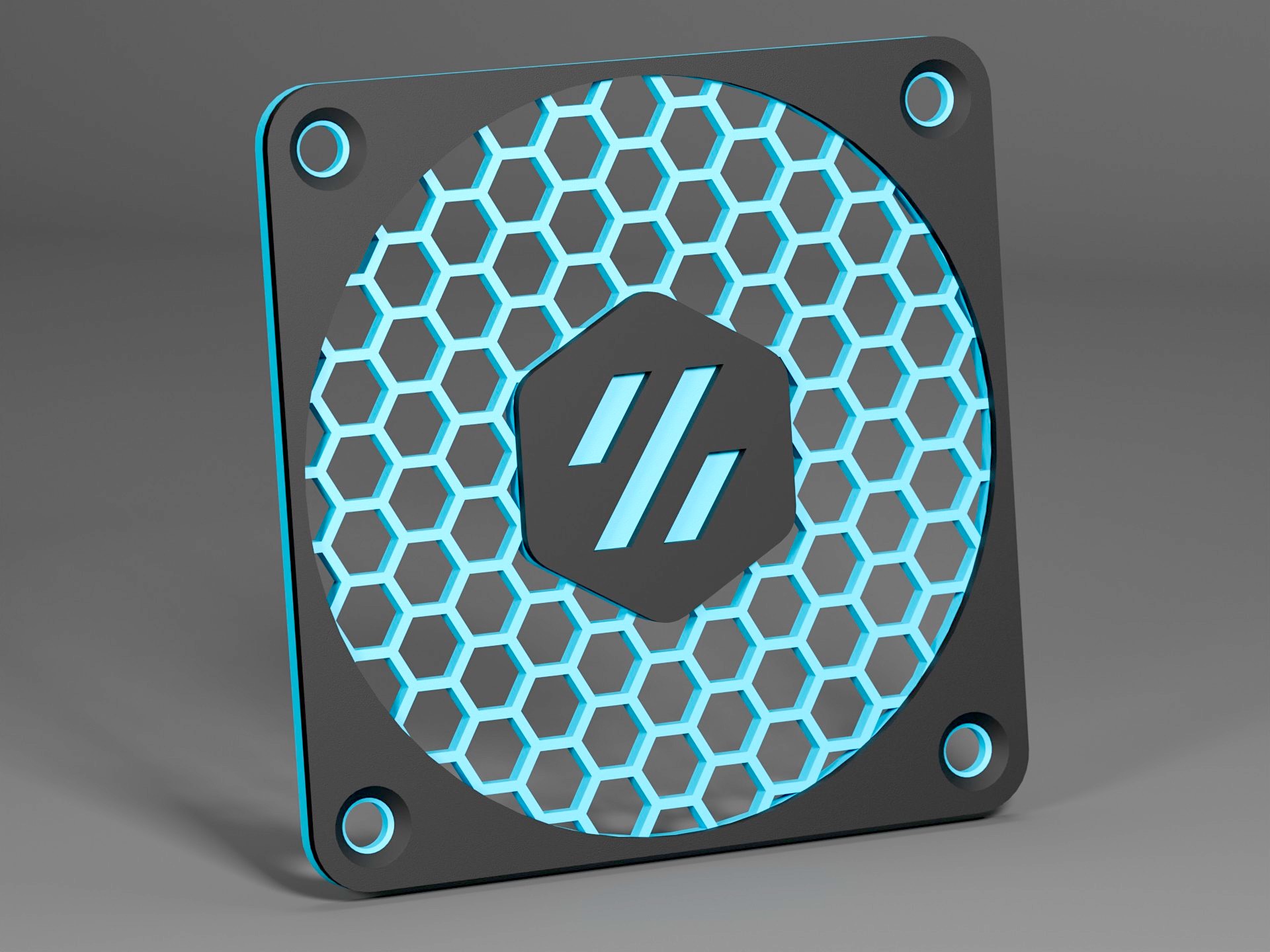 Voron 2.4 Fan Grill with Hex Infill