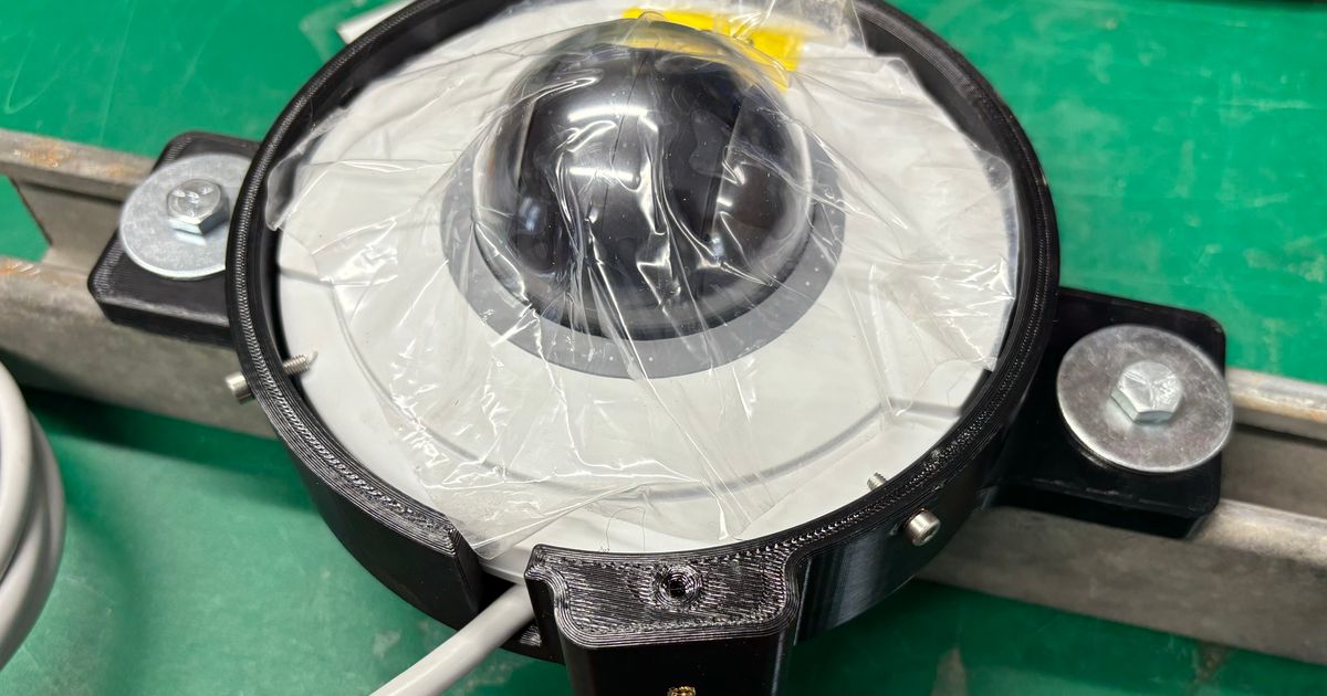 Unistrut / JHook mount for Axis M505x and M507x camera by Potato