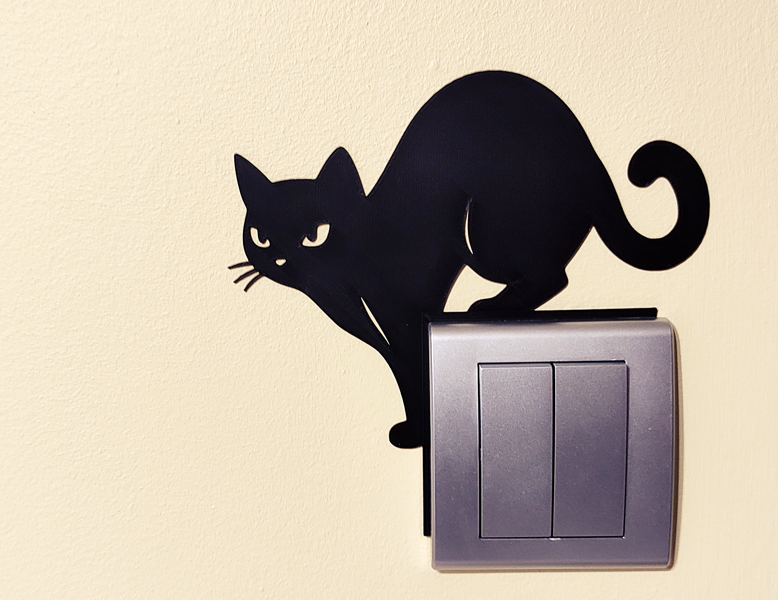 Cat Light Switch / Outlet Decoration – 3D Printable Model 8