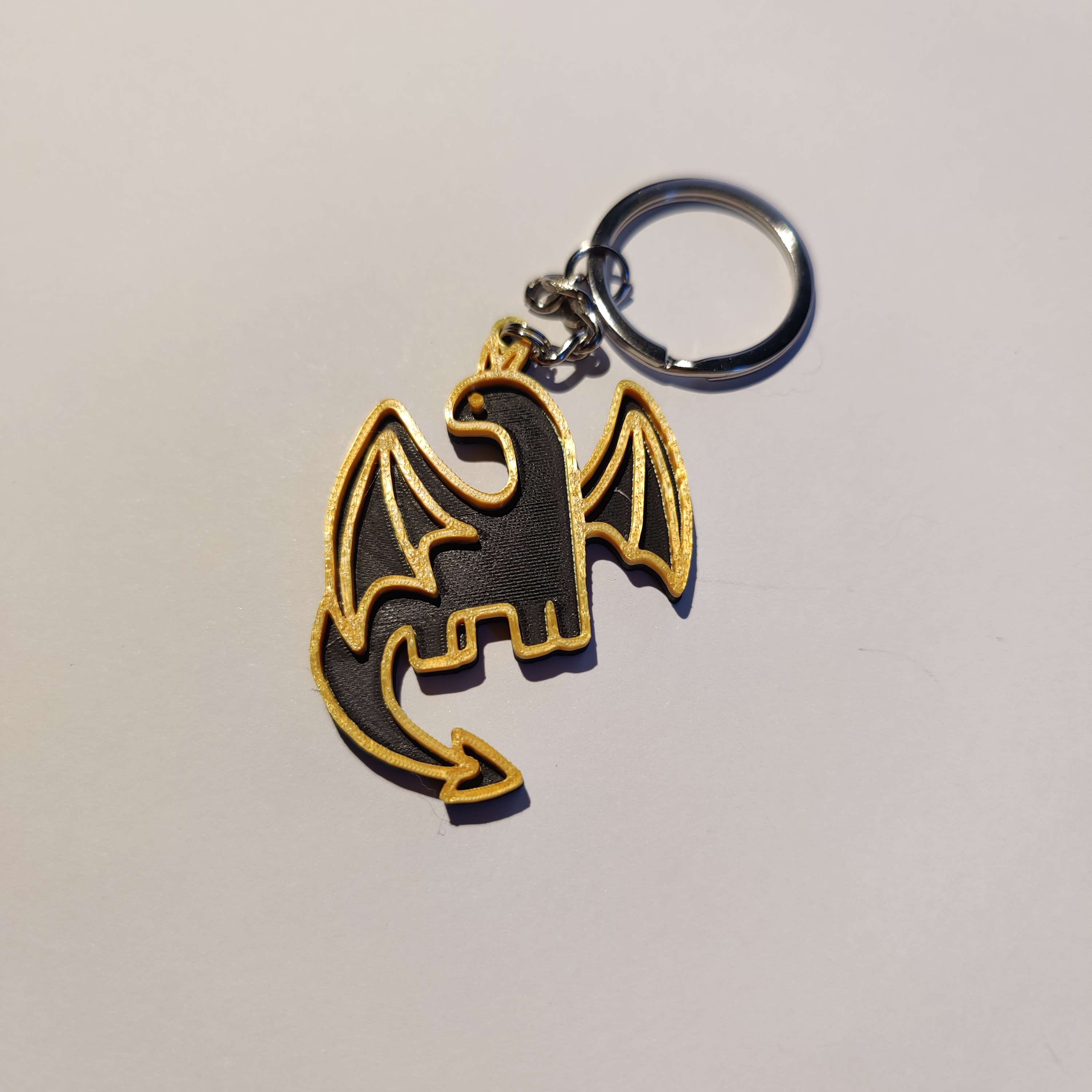 Cute Multicolor Dragon keychain