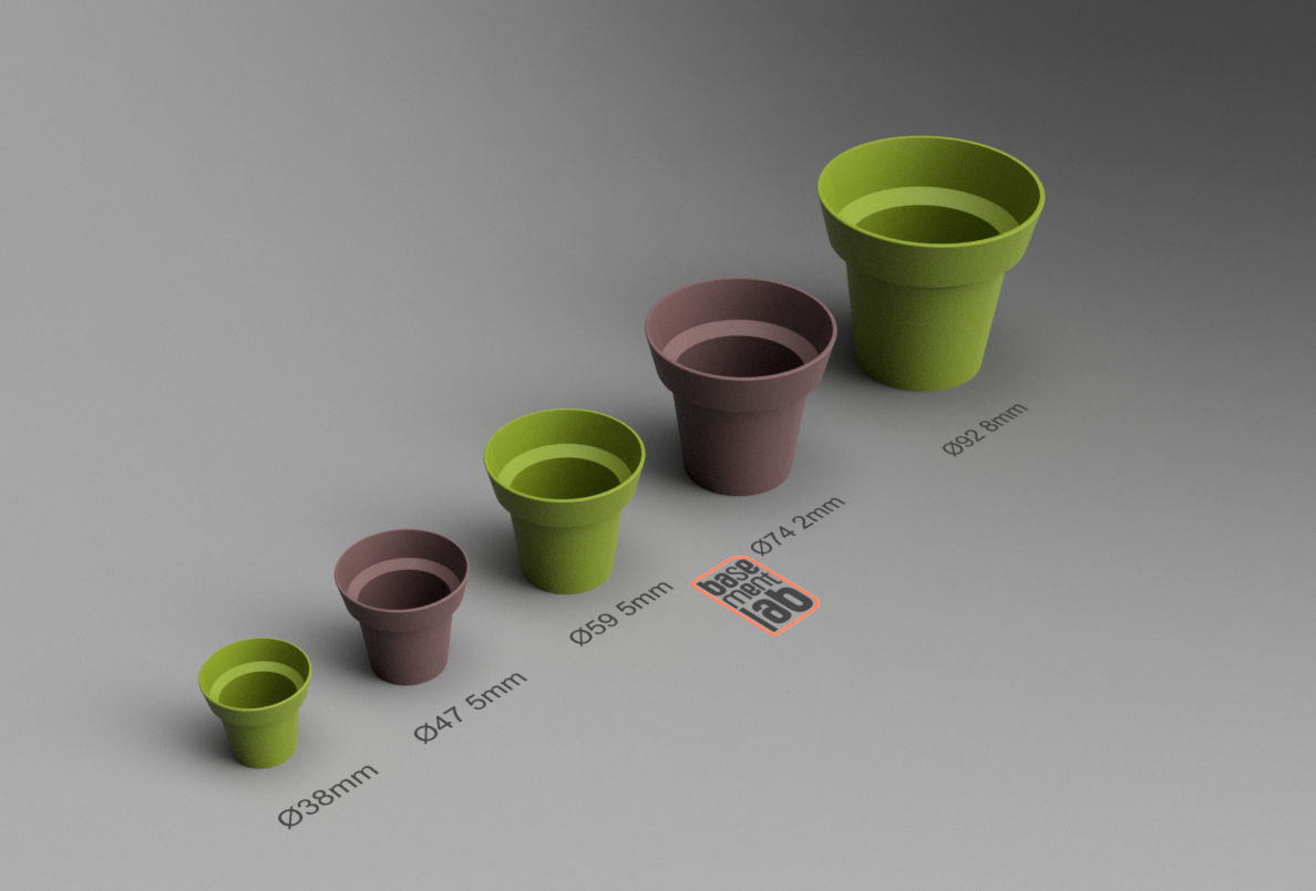 Mini Vase - Clay pot style - Collection - Mini Vaso in stile classico terracotta