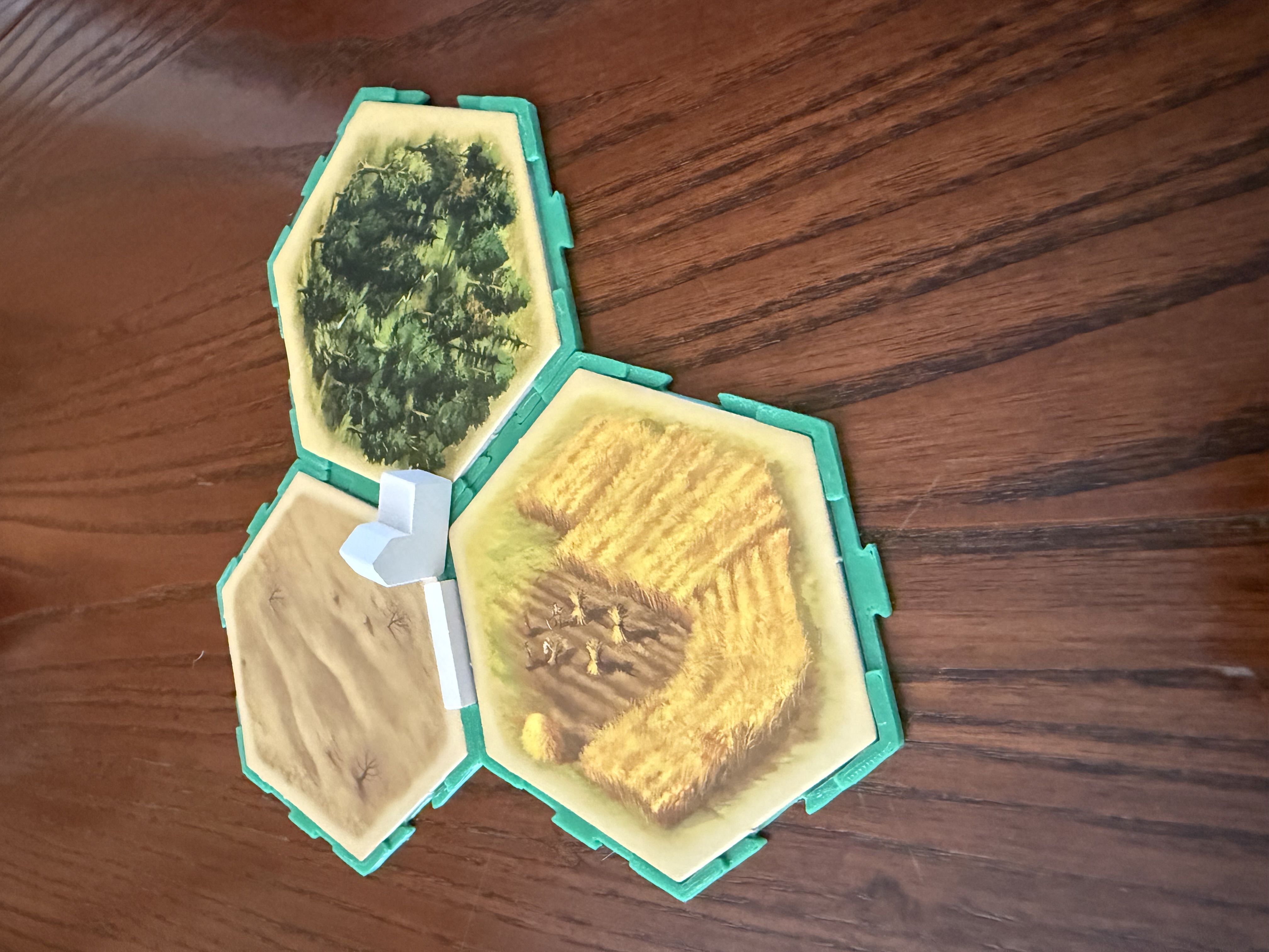 Catan Hex Frame - Non-magnetic Interlocking