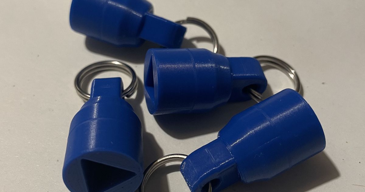 Gas meter box key / triangle key 10mm by L S Download free STL model