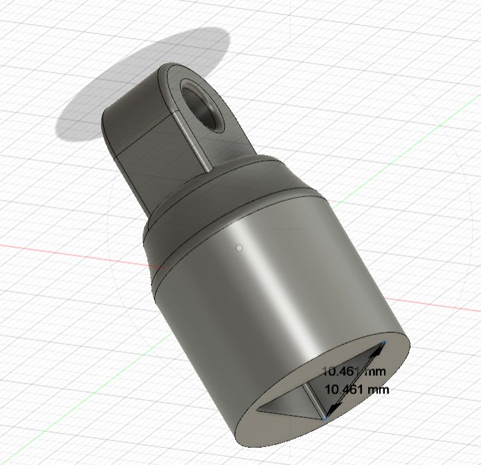 Gas meter box key / triangle key 10mm by L S Download free STL model