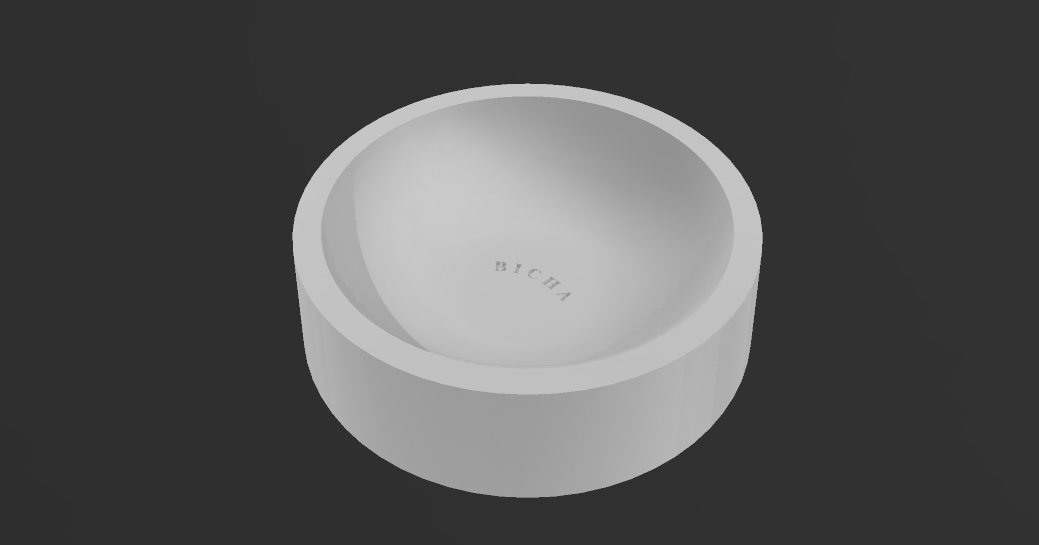 BIG cat Dish by Atef Download free STL model