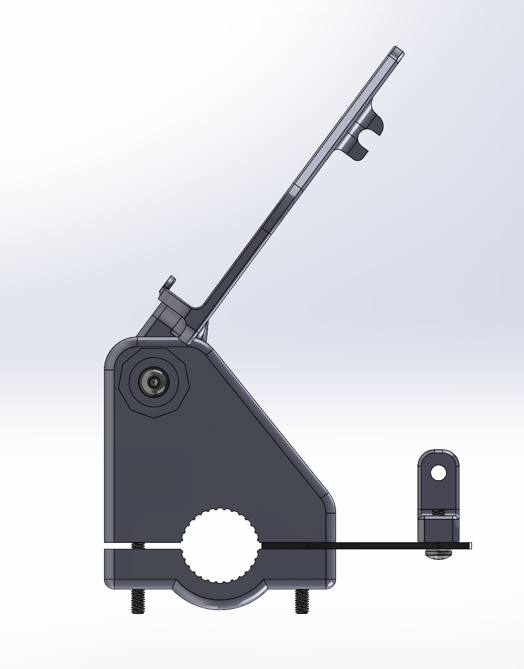Exercise Bike iPad holder.