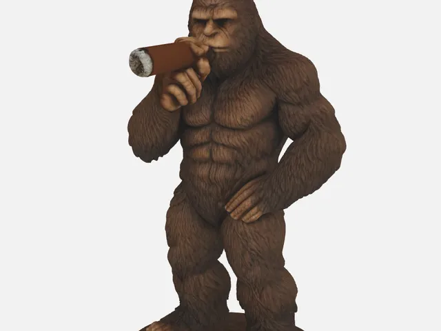 Big Foot with a cigar