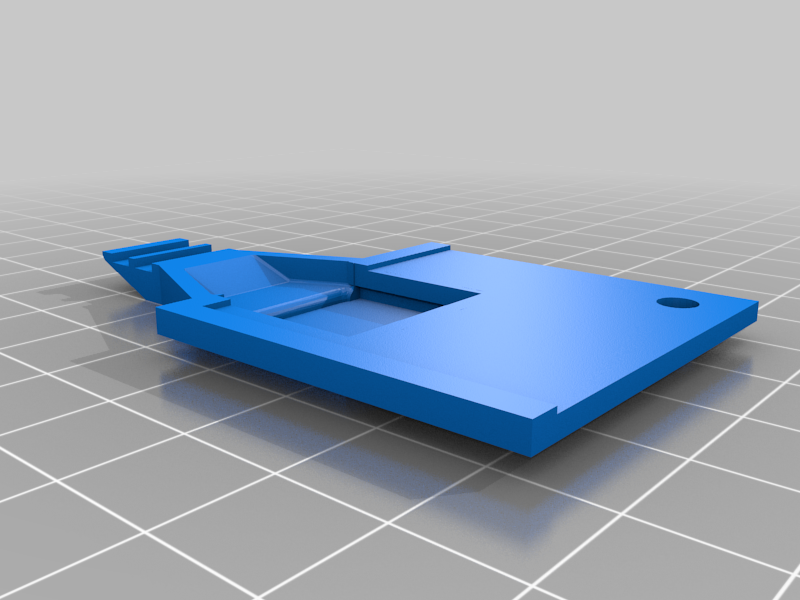 Ender3 Bed Frame for Glass with Wire Strain Relief & Spring Guides by