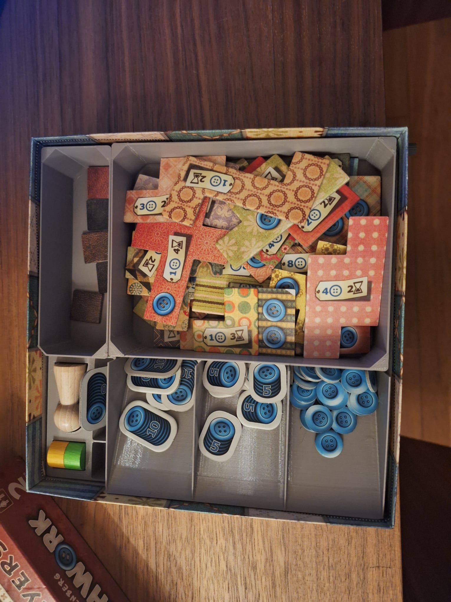 Patchwork boardgame - box insert by TheOvenCook | Download free STL ...