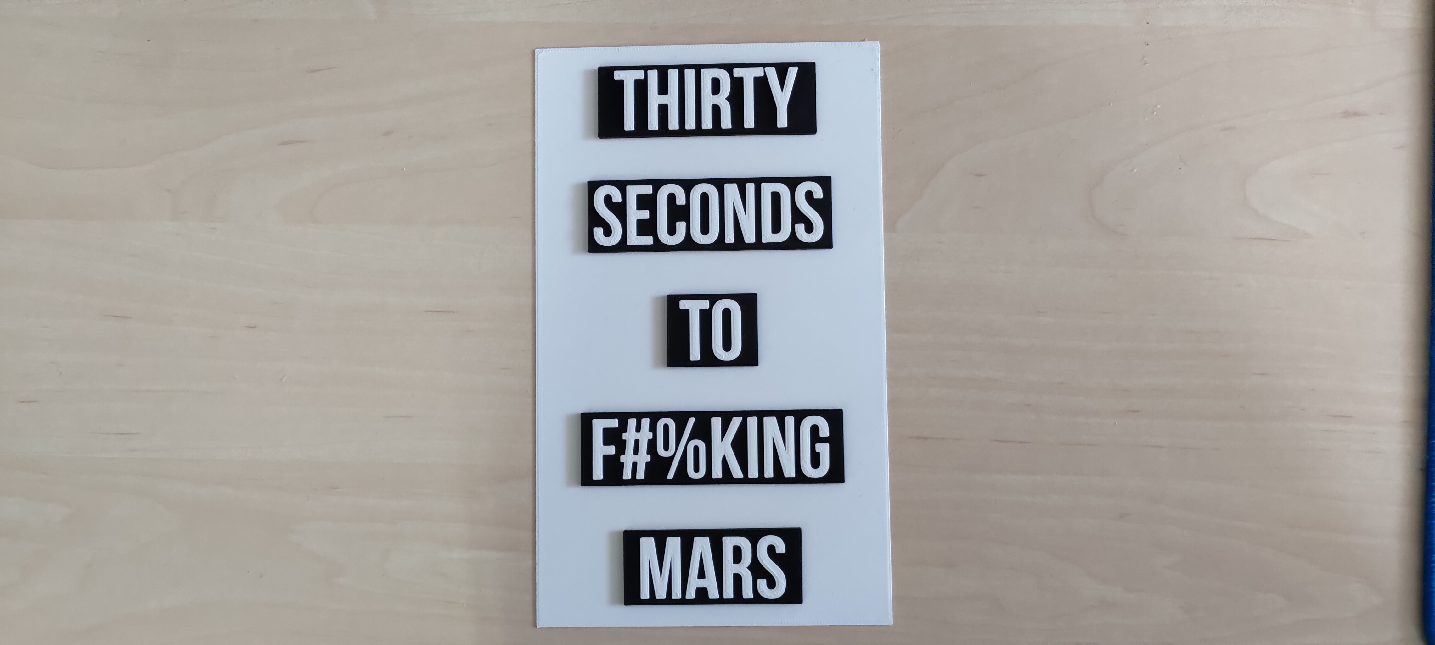 30 Seconds To Mars table