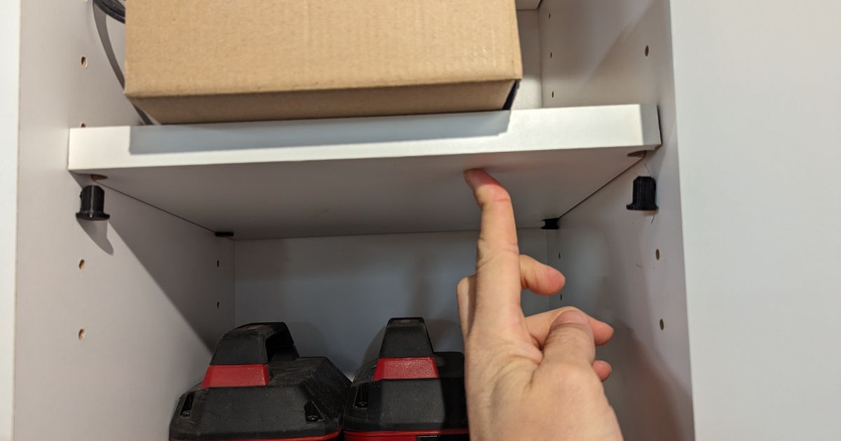 Shelf pin recessed by Techplex | Download free STL model | Printables.com