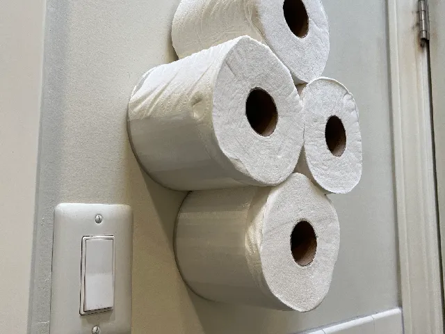 3 to 4 roll wall mounted toilet paper holder
