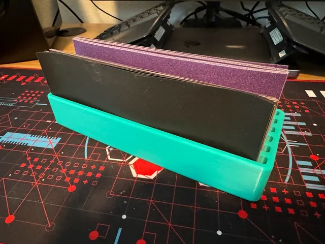 Sandpaper Organizer (Customizable)