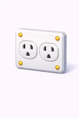 Low Poly Power Outlet