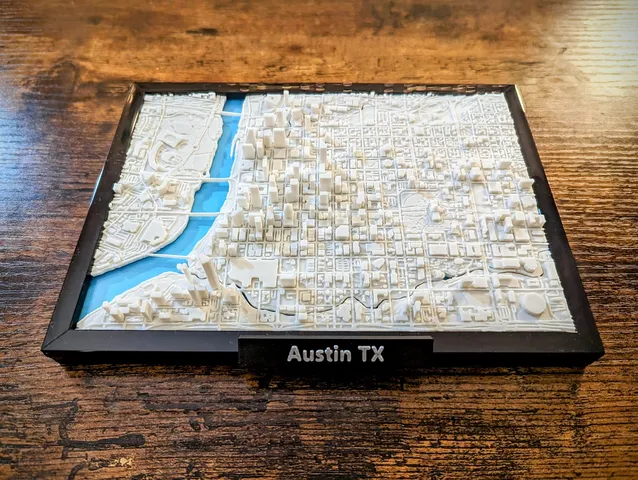 Austin Texas 3D Miniature