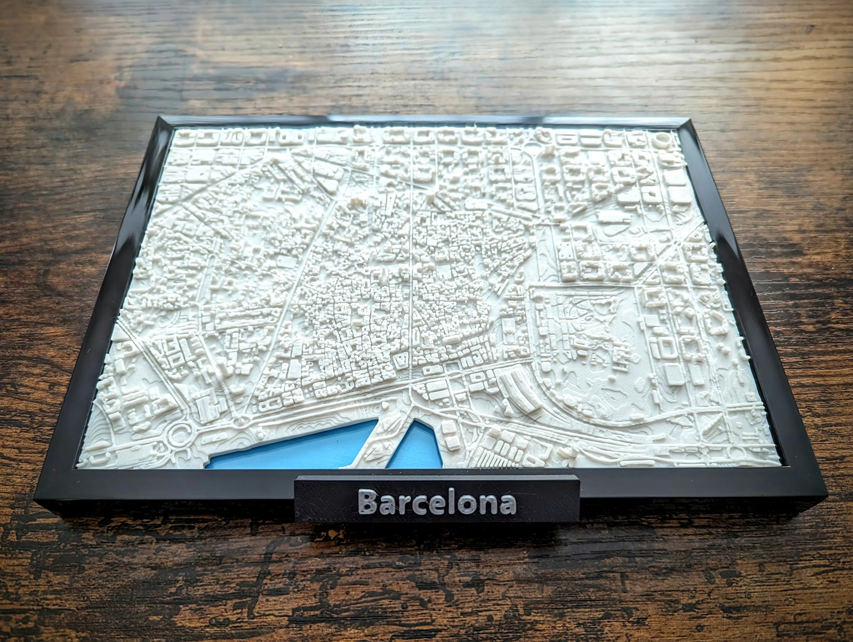 Barcelona Spain 3D Miniature