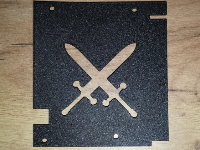 Anycubic Kobra 2 MAX Verteiler Platine Abdeckplatte mit Emblem