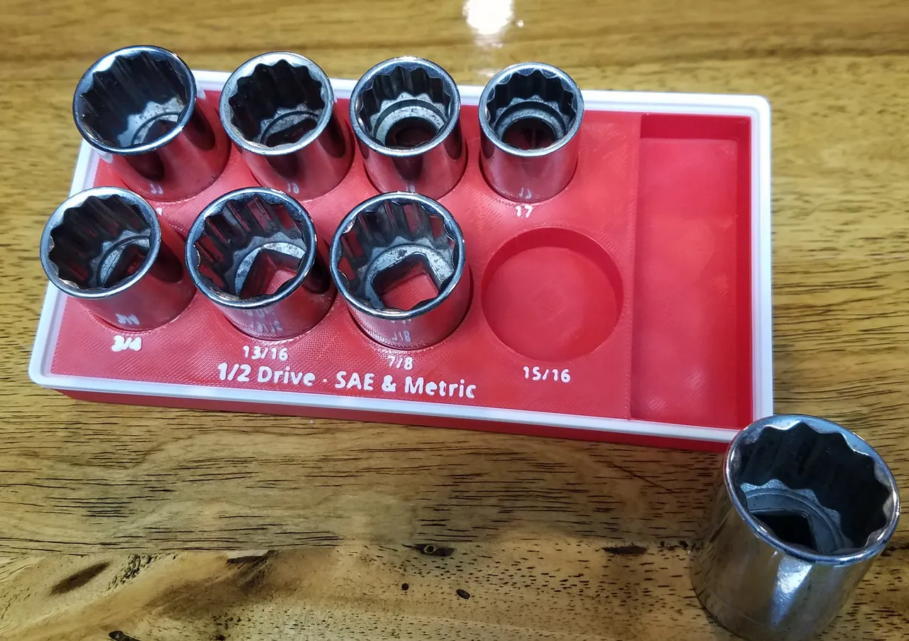 Socket & Ratchet Drawer Organizer - Gridfinity by ShopTeacher ...