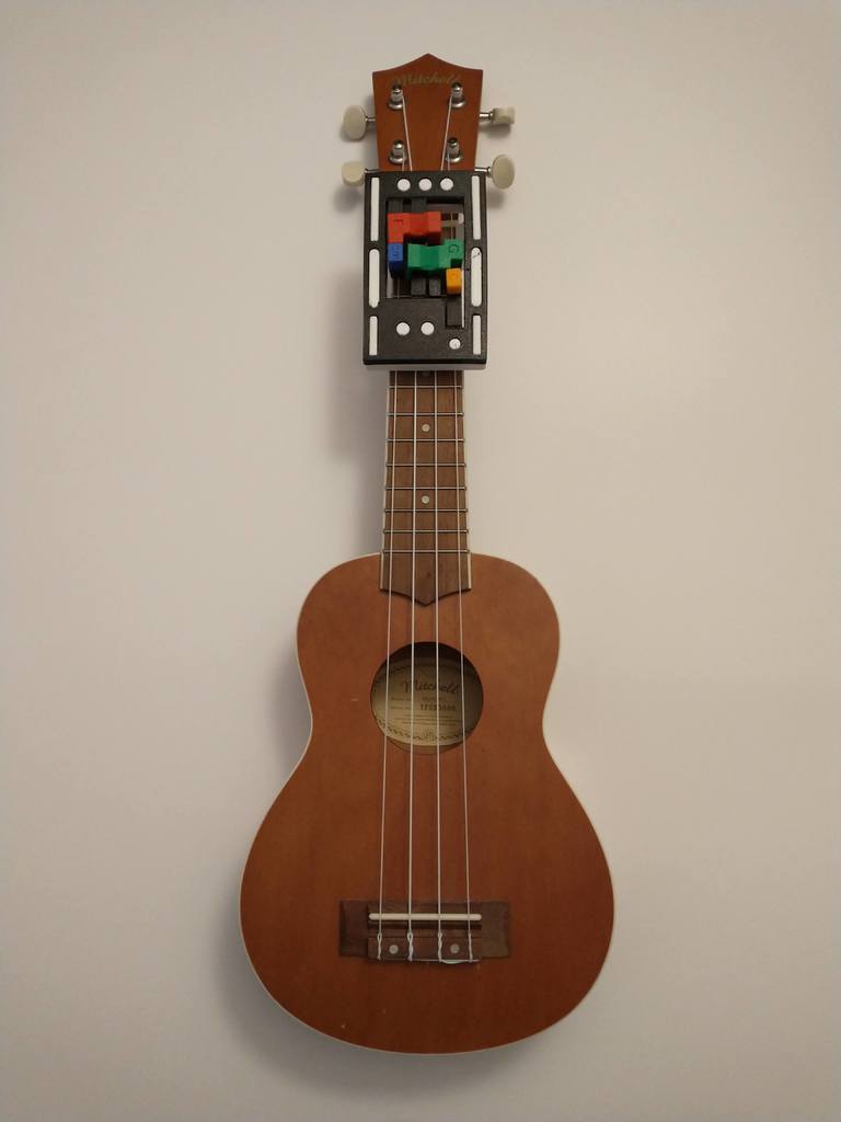 Easy Fret Ukulele Playing Device by rhammons716 | Download free STL ...