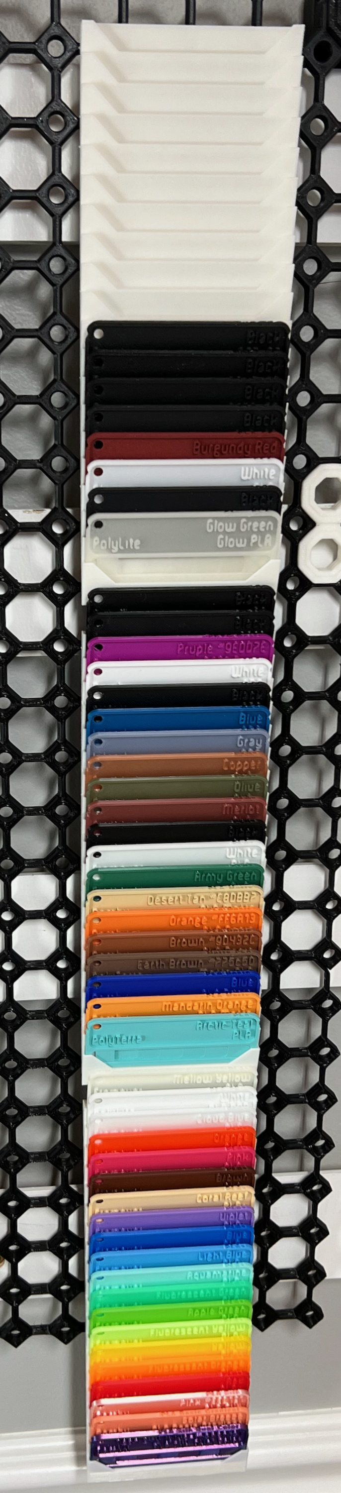 Multiboard Filament Swatch Mount