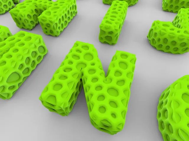 Voronoi Alphabet Letters