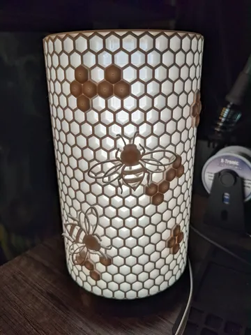Bee Decal (for Honeycomb lamp shade)