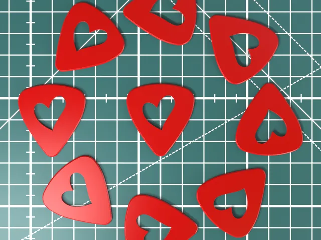 Heart Guitar Pick