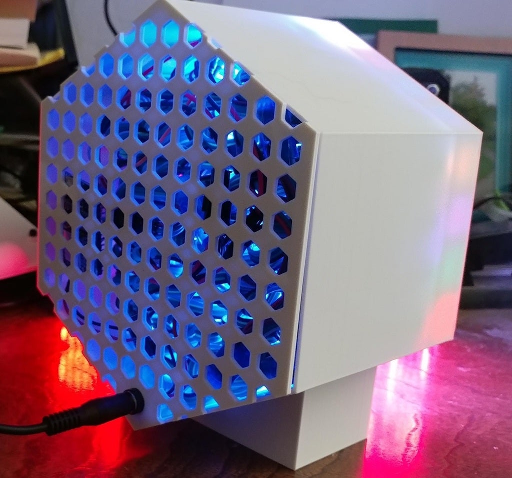 Hex Clock Housing by ctbaker Download free STL model