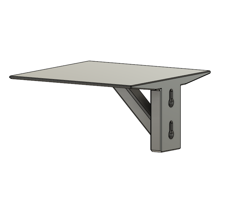 Small & Thin Shelf incl. Drilling jig