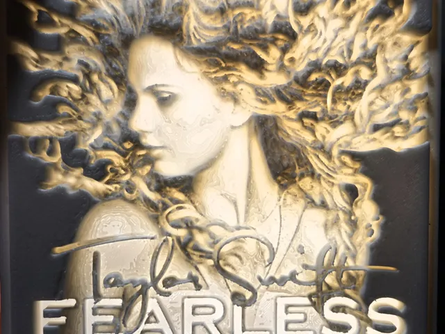 Taylor Swift Fearless Album Cover - Double Thick 6mm Lithopane!