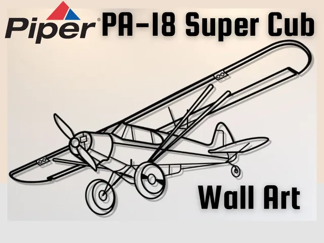 Piper PA-18 Super Cub Wall Art